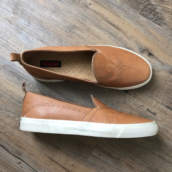 Durango Shoes - Durango Music Womens Sneaker 10M Brown Tan Leather